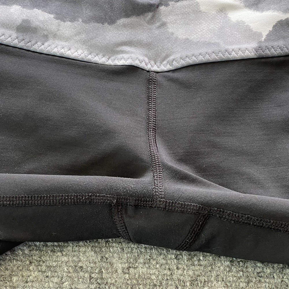 Lululemon Leggings Womens 8 Lulu Pants 30 X 16 Compression Zip Run For It Crop - Picture 4 of 13